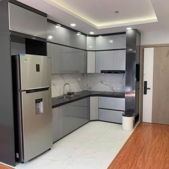 Bếp chữ L hiện đại L5